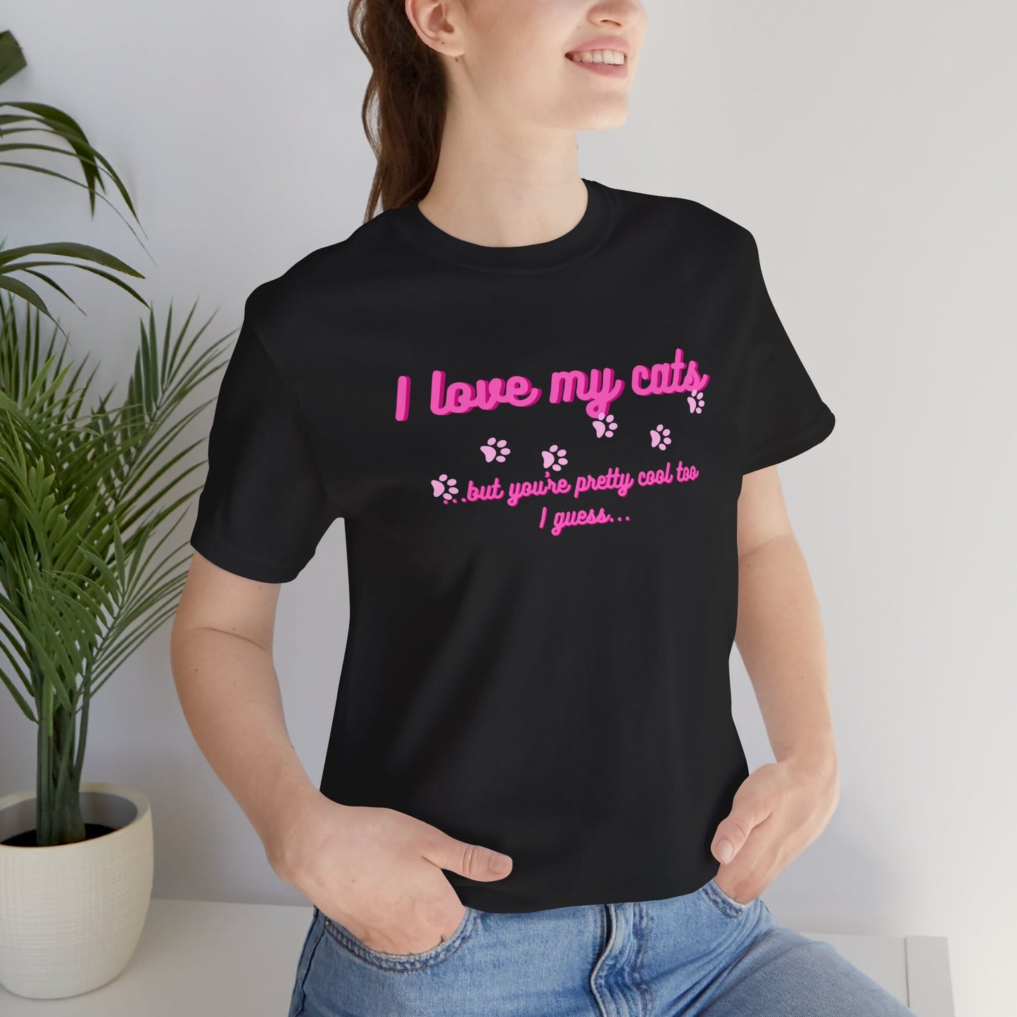 Cute Cat Lover Tee | I Love My Cats T-Shirt for Pet Owners | Great Gift for Cat Lovers | Animal Lover Apparel