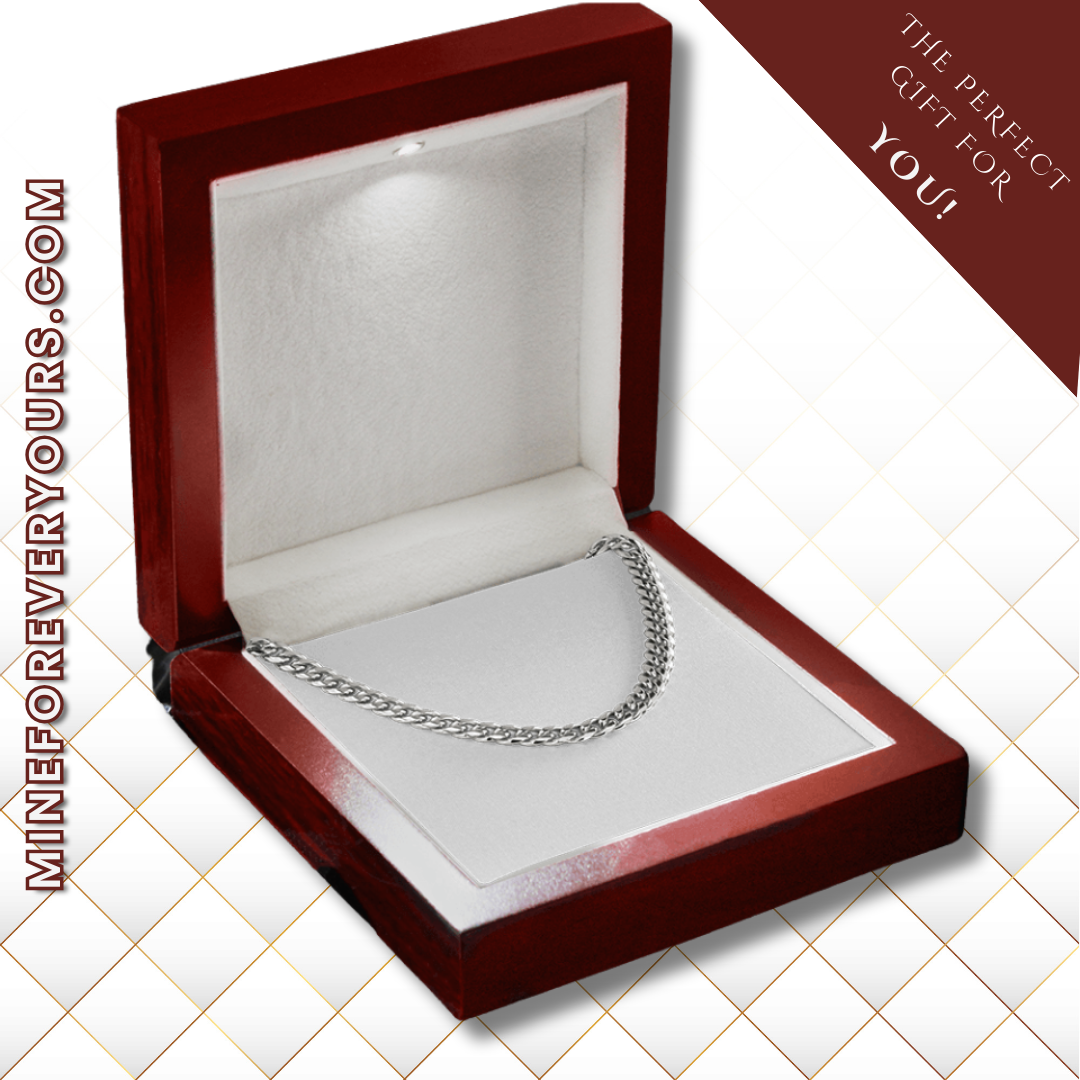 For YOU! Cuban Necklace with no message card