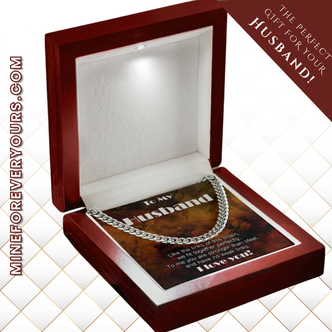 Cuban Link necklace for Husband: You have No Weak Links!