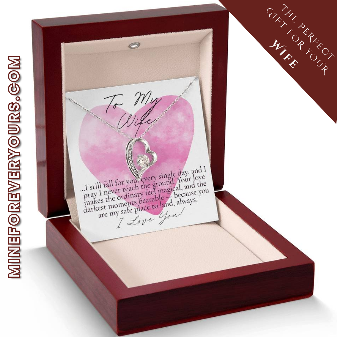 Romantic Gift for your wife: Watercolor Hearts Never reach the Ground (Forever Love version)