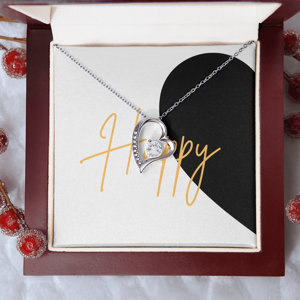 First Half of matching set Anniversary Gift for couples Forever Love necklace