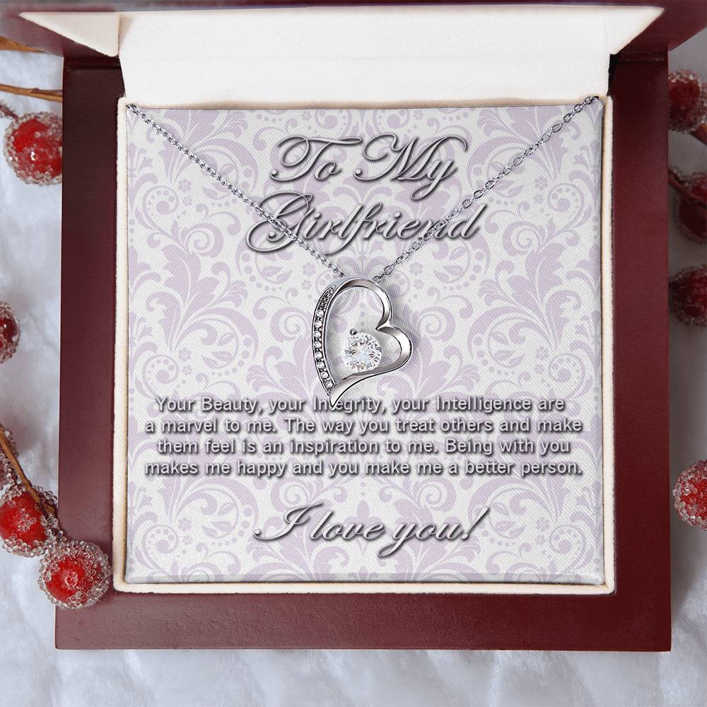 Forever love necklace and pendant for Girlfriend