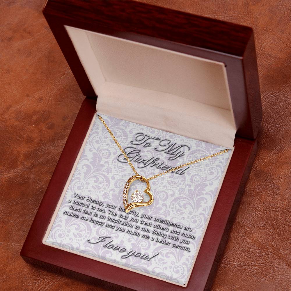 Forever love necklace and pendant for Girlfriend