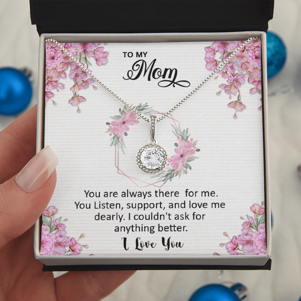 Mom, I love you dearly pink flower card (Eternal Hope variation)