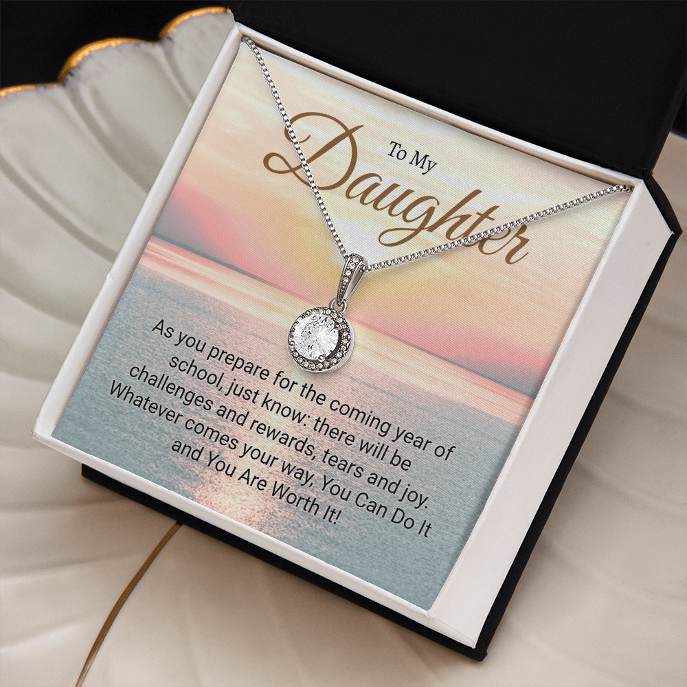 Back to school inspirational necklace with Eternal Hope Pendant