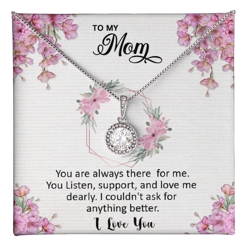 Mom, I love you dearly pink flower card (Eternal Hope variation)