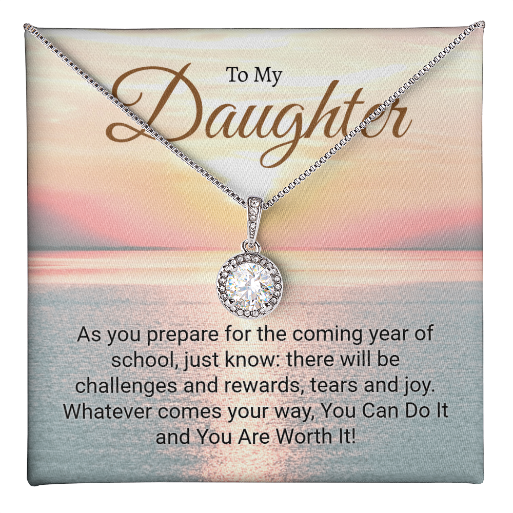Back to school inspirational necklace with Eternal Hope Pendant