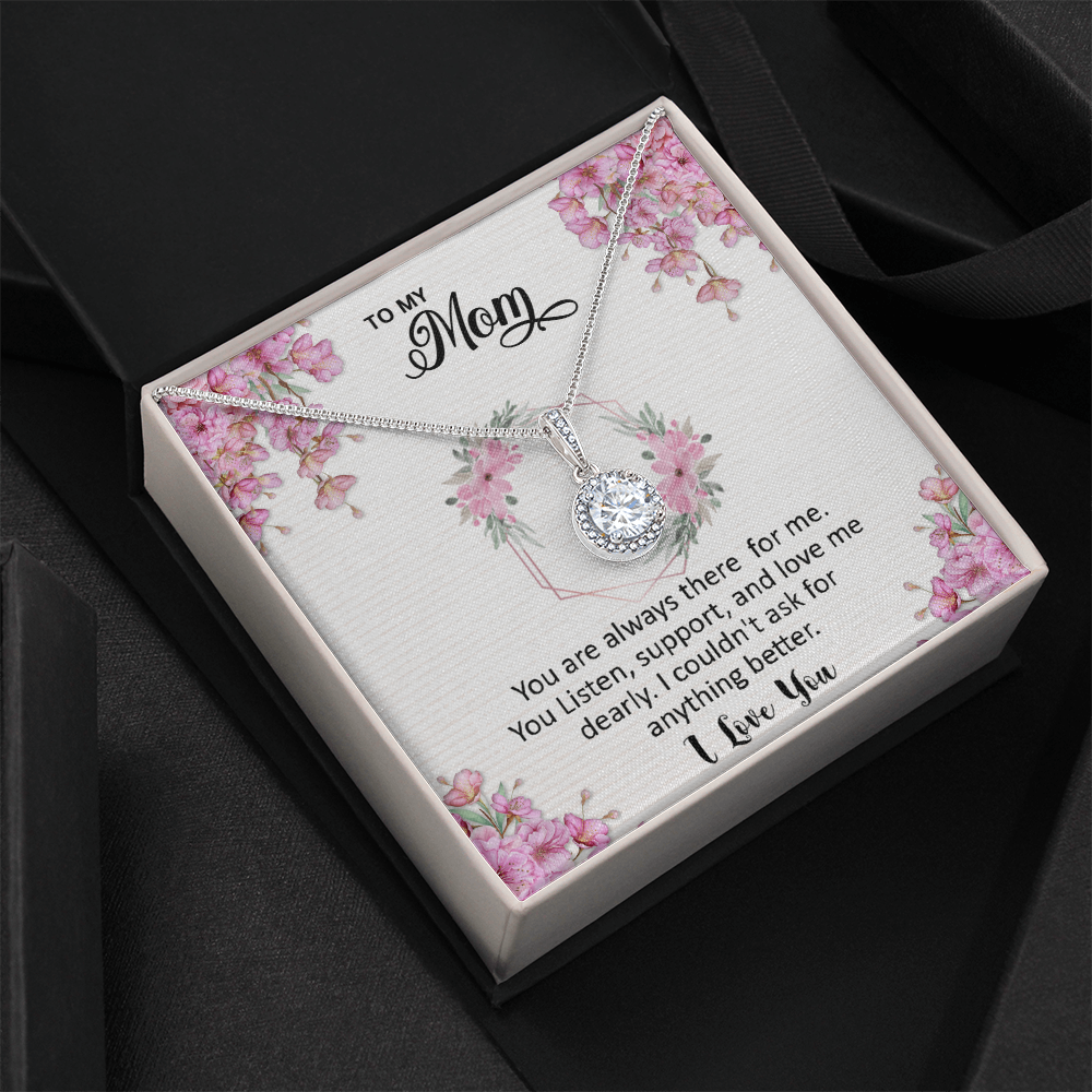 Mom, I love you dearly pink flower card (Eternal Hope variation)