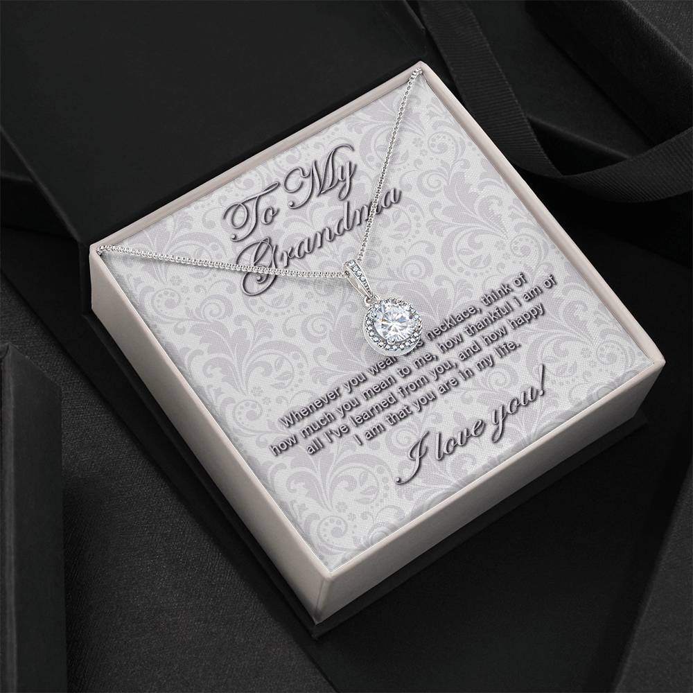 To my Grandma Eternal Hope necklace