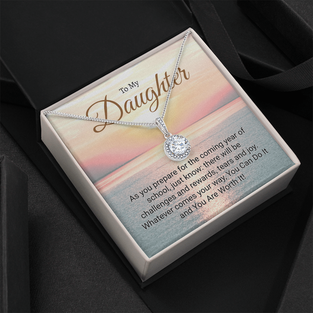 Back to school inspirational necklace with Eternal Hope Pendant