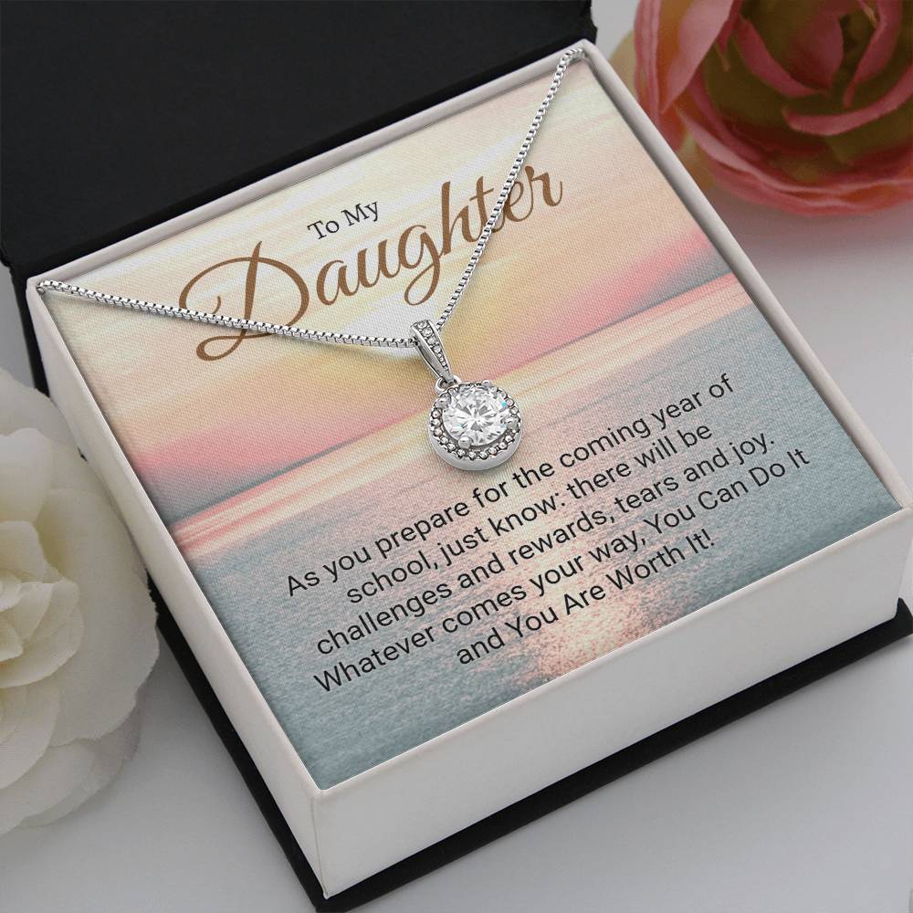 Back to school inspirational necklace with Eternal Hope Pendant