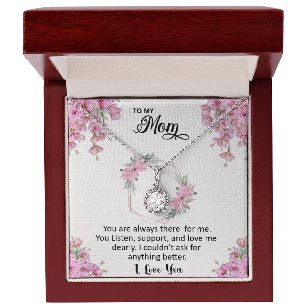 Mom, I love you dearly pink flower card (Eternal Hope variation)