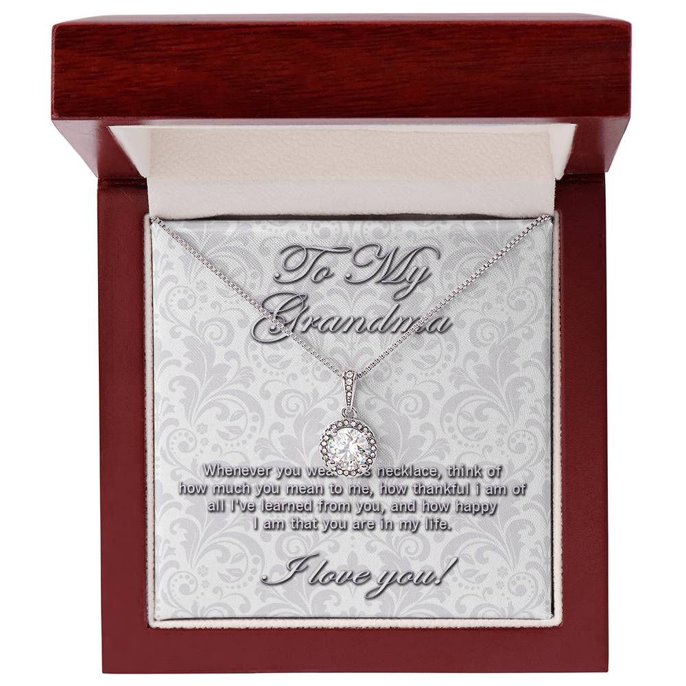 To my Grandma Eternal Hope necklace