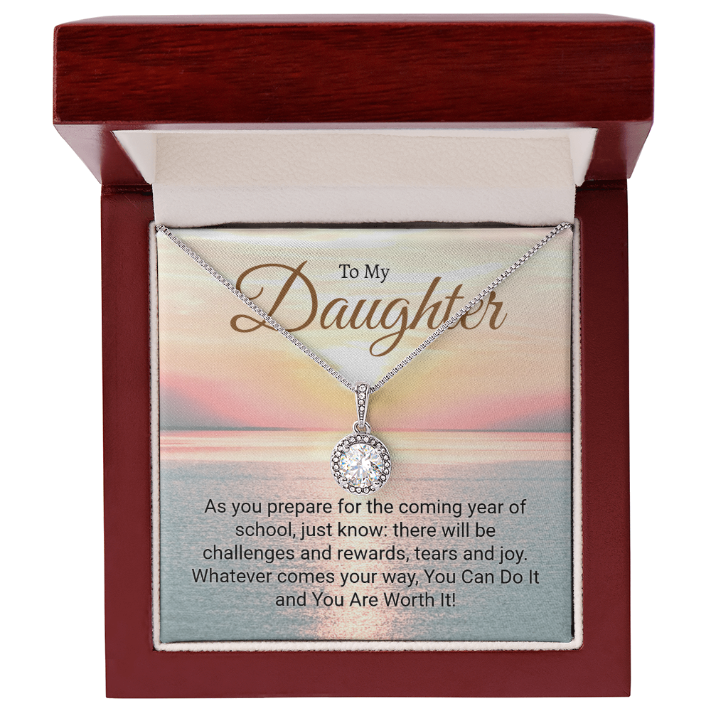 Back to school inspirational necklace with Eternal Hope Pendant
