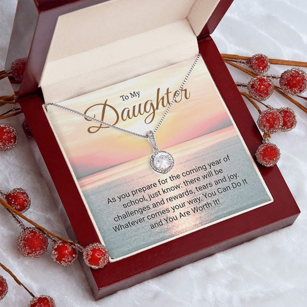 Back to school inspirational necklace with Eternal Hope Pendant