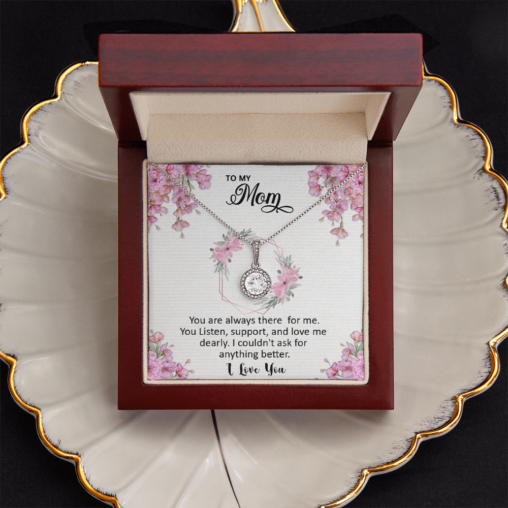 Mom, I love you dearly pink flower card (Eternal Hope variation)