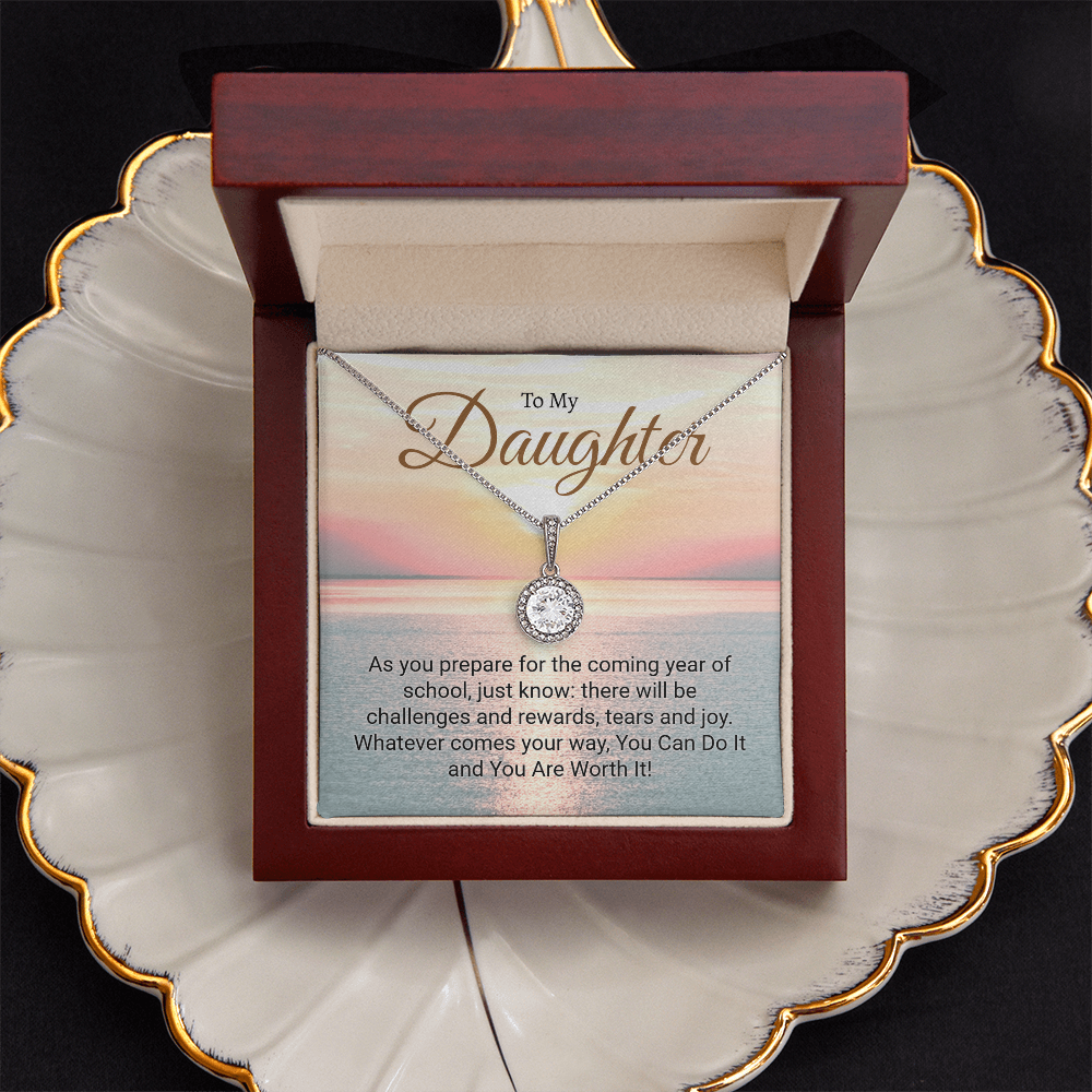 Back to school inspirational necklace with Eternal Hope Pendant
