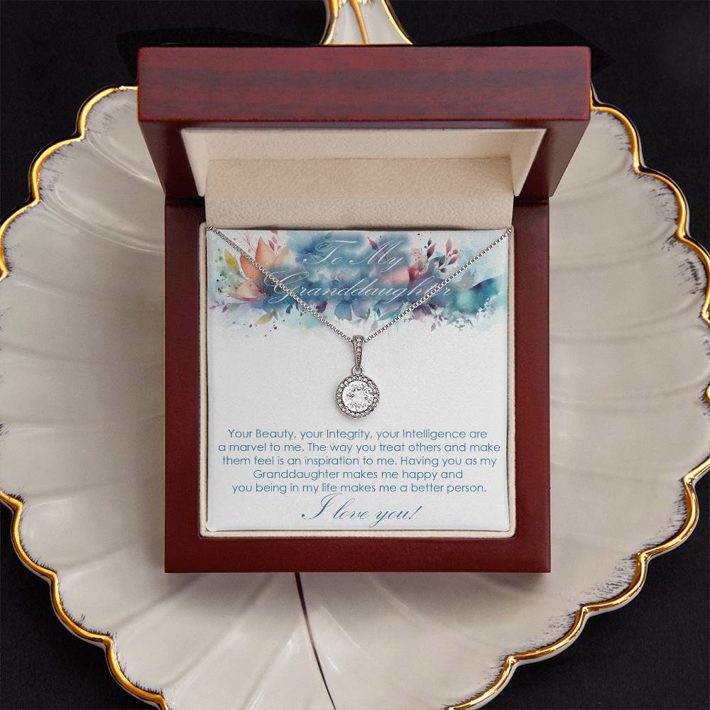 For Granddaughter Eternal hope necklace