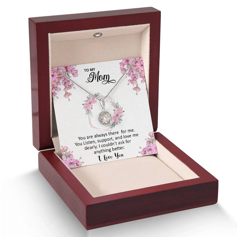 Mom, I love you dearly pink flower card (Eternal Hope variation)