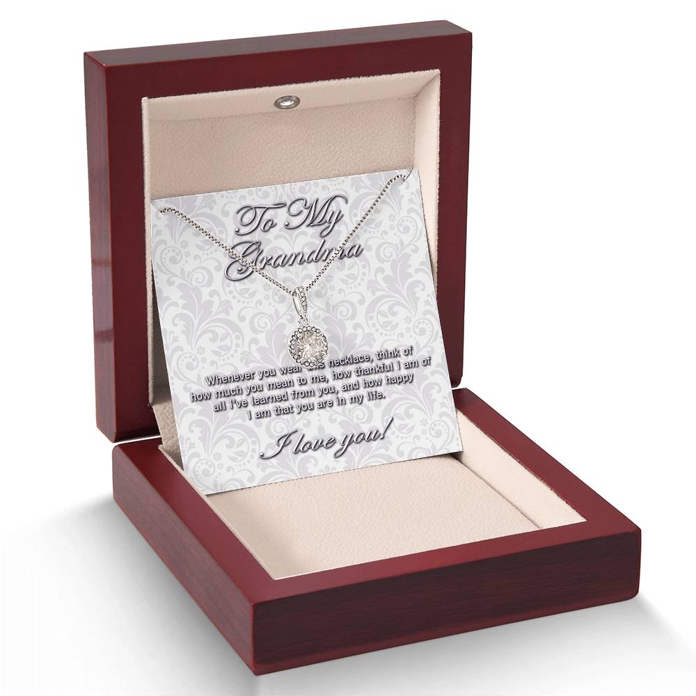 To my Grandma Eternal Hope necklace