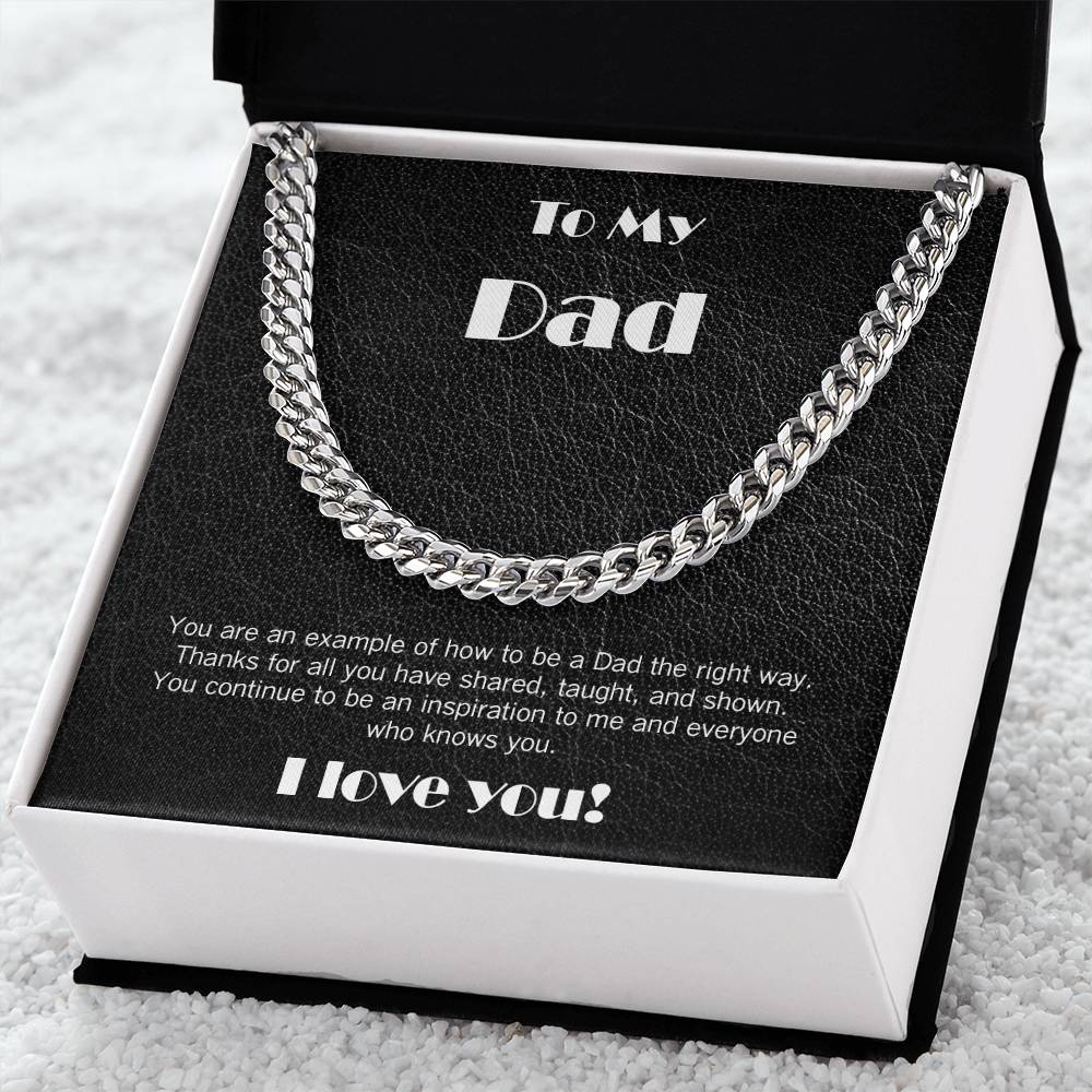 Cuban link chain for Dad