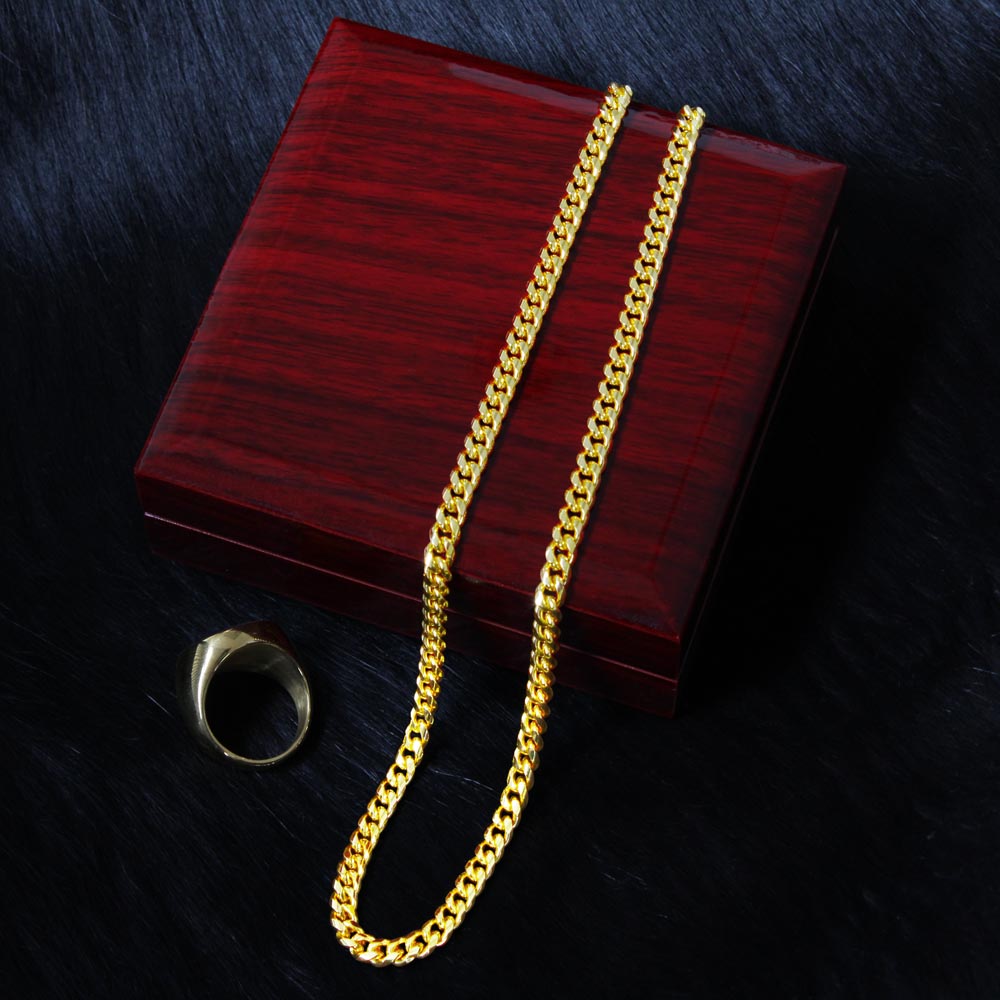 Second Half of matching set Anniversary Gift for couples Cuban Link chain