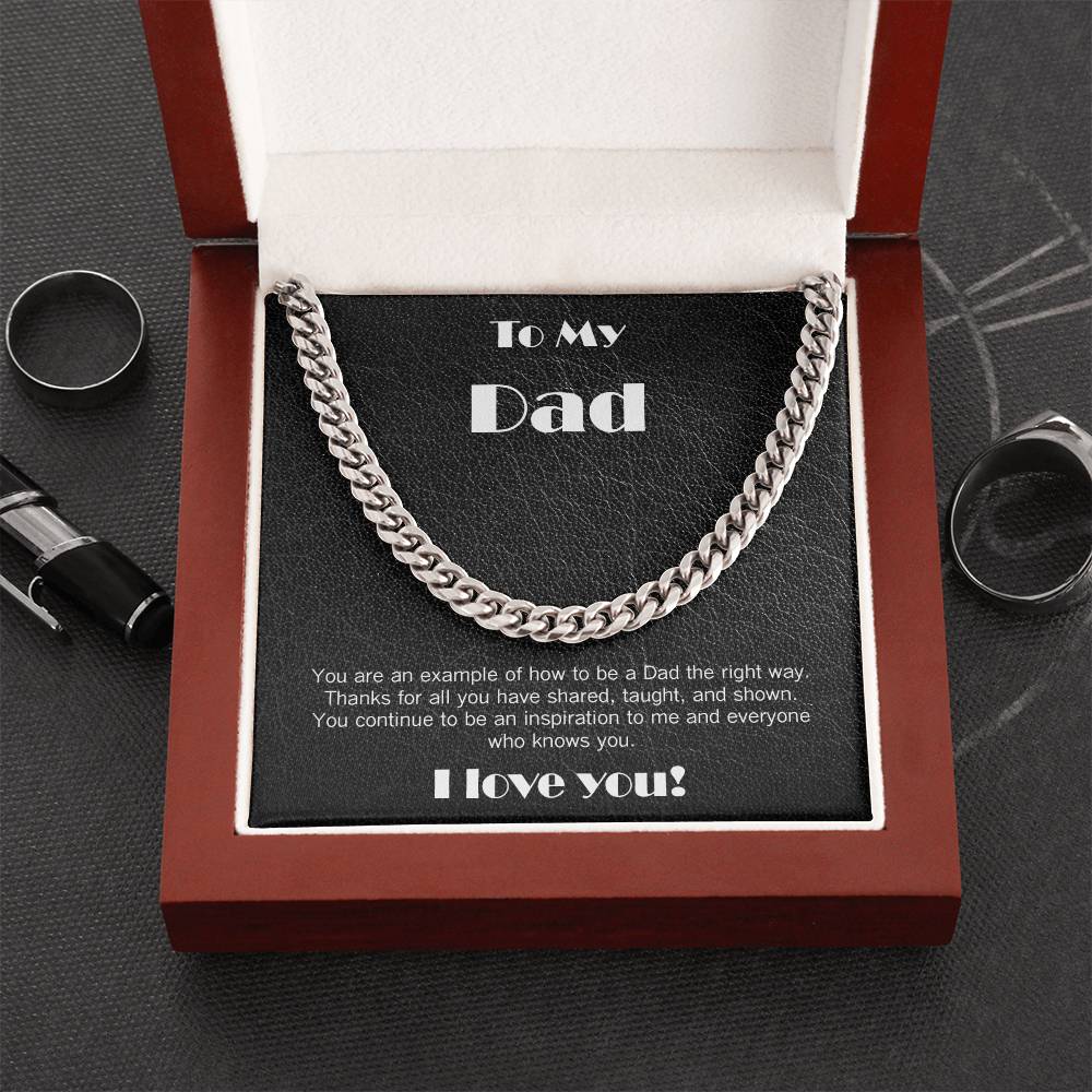 Cuban link chain for Dad