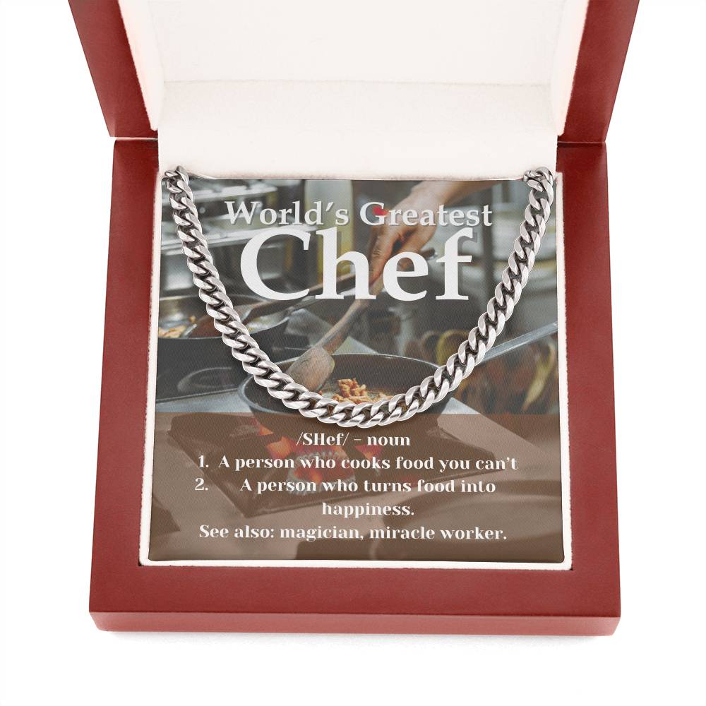 World's Greatest Chef Necklace