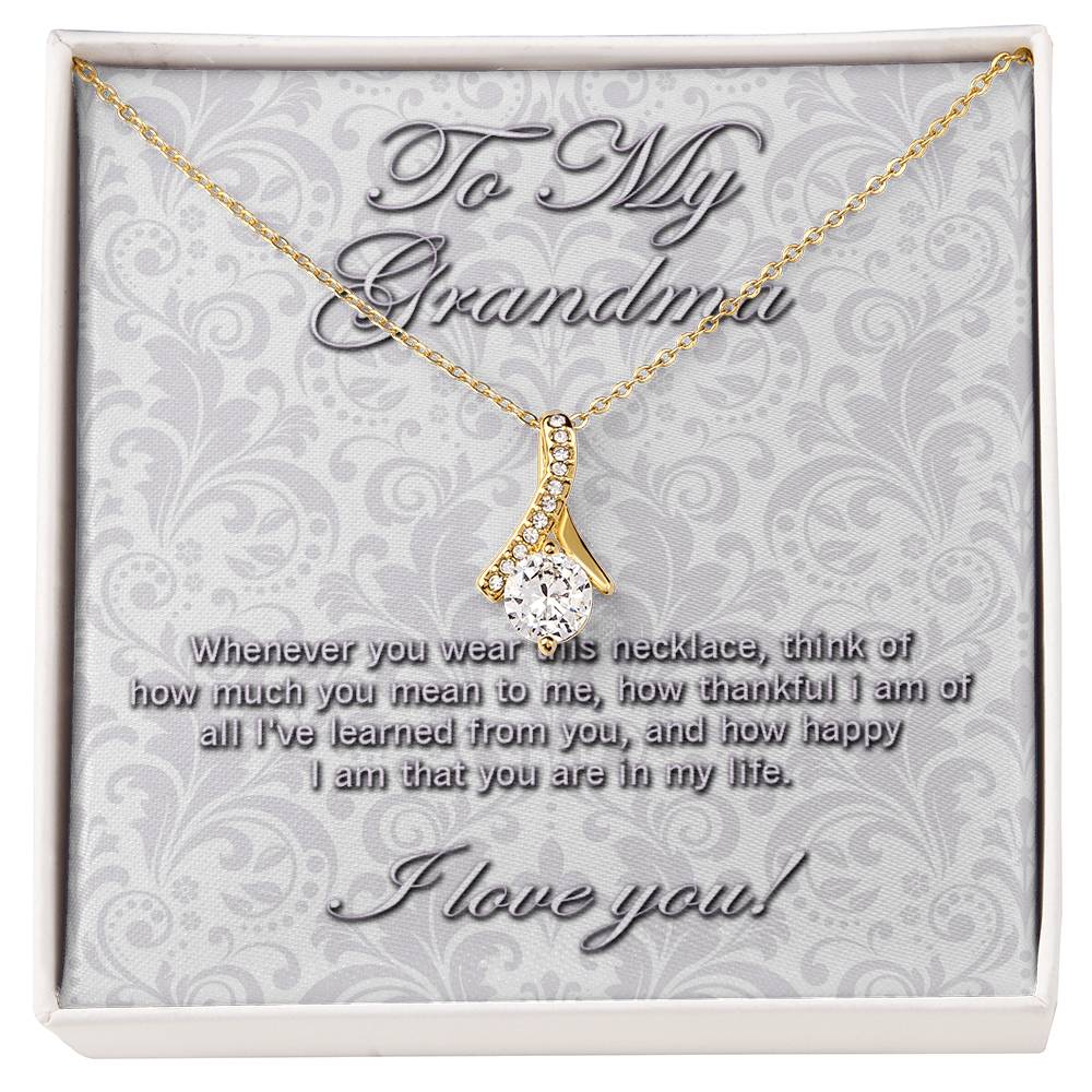 To My Grandma Alluring Beauty Necklace