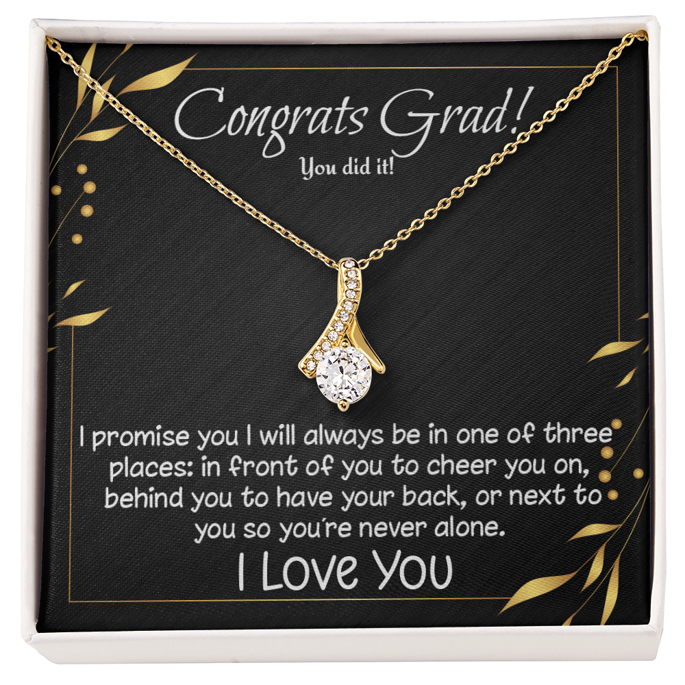 Congrats Grad! Alluring Beauty necklace for high school, college, etc. graduate