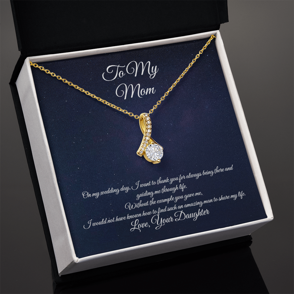 Wedding day Gift from Daughter to Mom, Alluring beauty variation