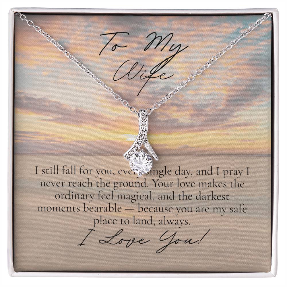 Romantic Necklace for your Wife: I still fall for you (Alluring Beauty Variation)