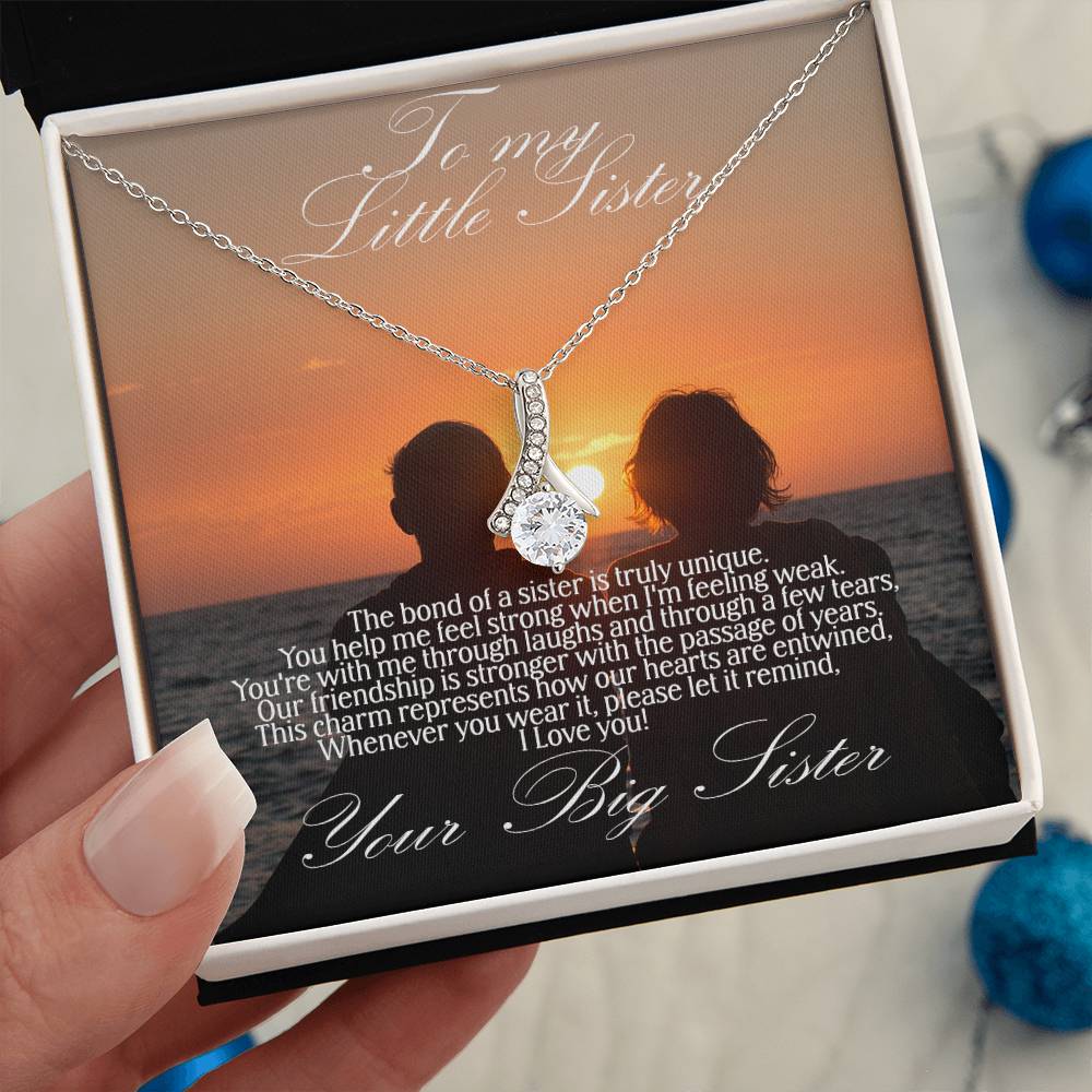 To Little Sister Aluring Beauty necklace