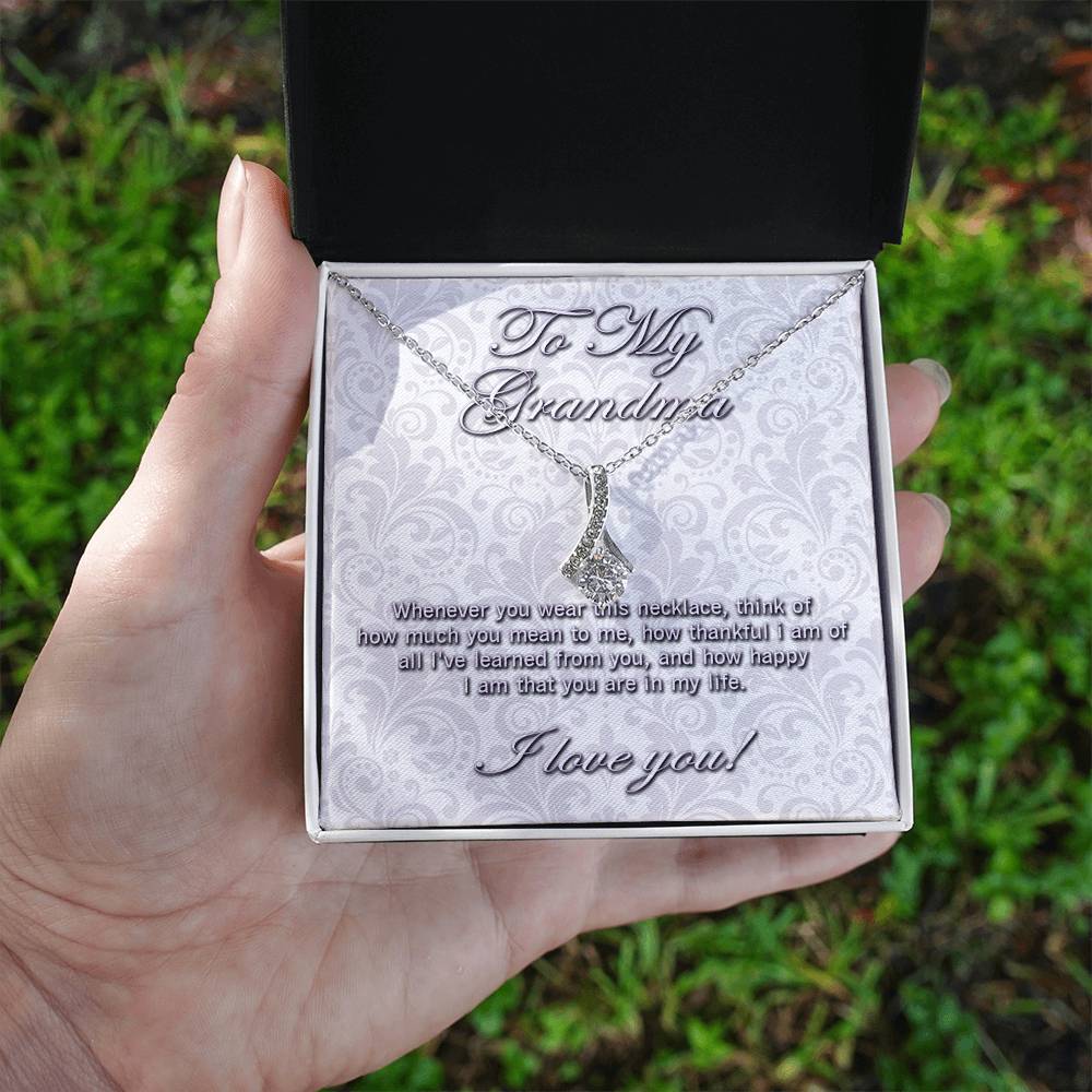 To My Grandma Alluring Beauty Necklace
