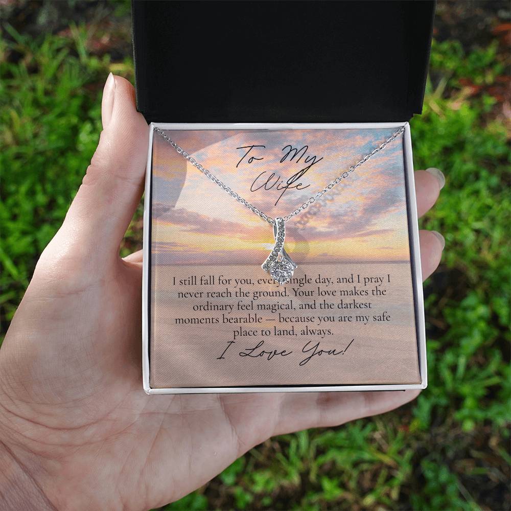 Romantic Necklace for your Wife: I still fall for you (Alluring Beauty Variation)