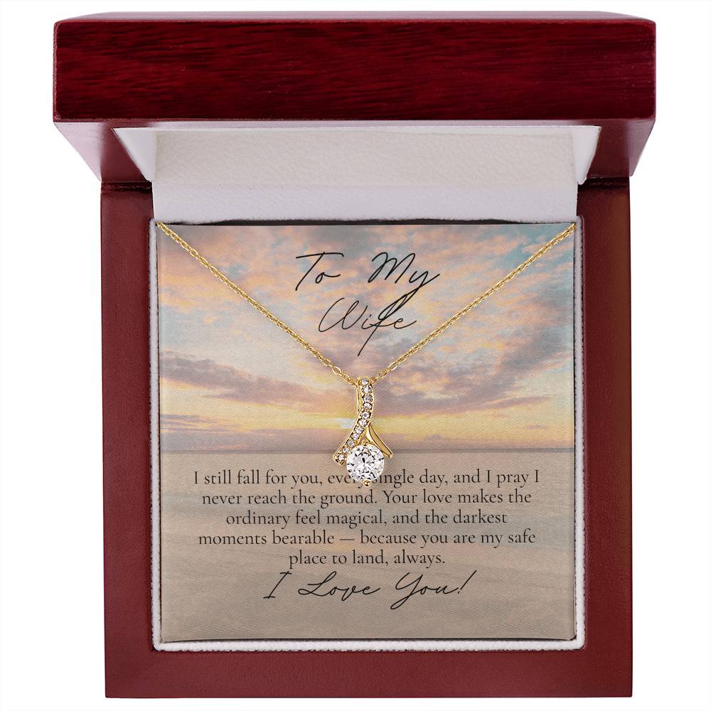Romantic Necklace for your Wife: I still fall for you (Alluring Beauty Variation)