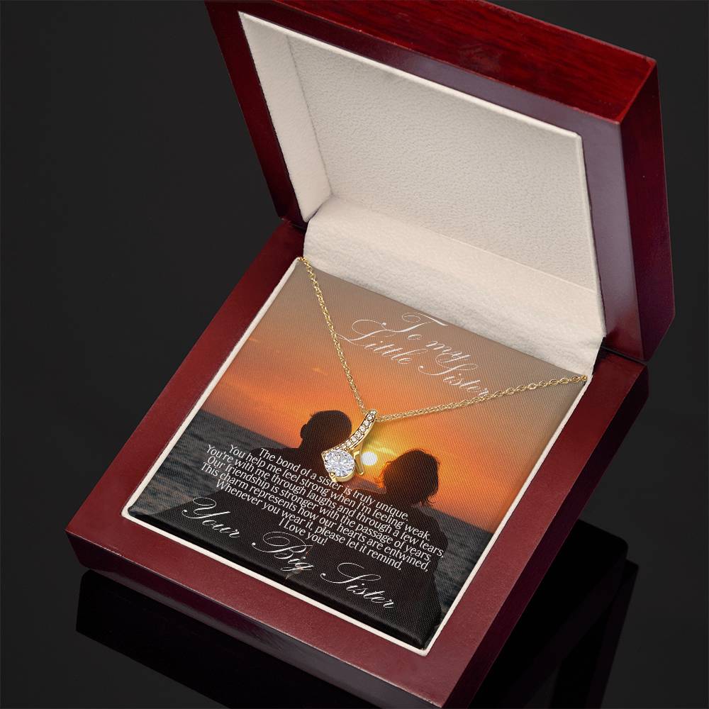 To Little Sister Aluring Beauty necklace