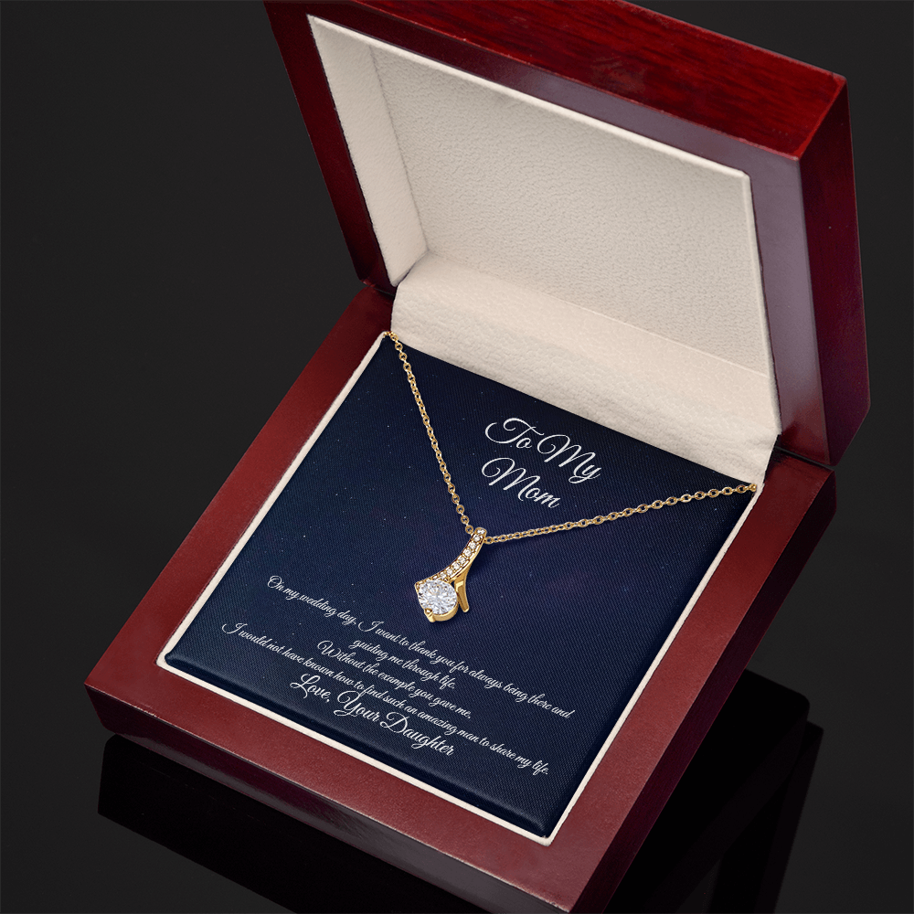 Wedding day Gift from Daughter to Mom, Alluring beauty variation