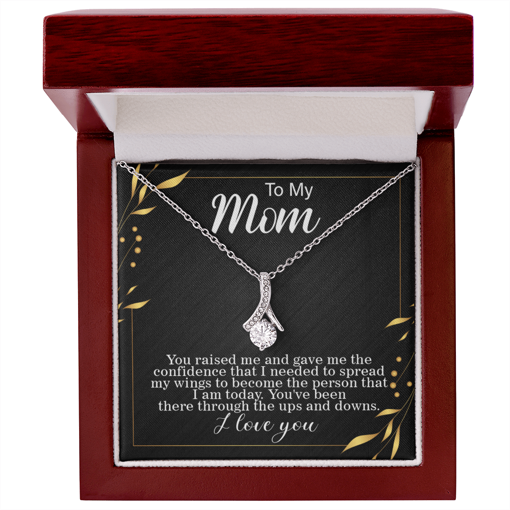 To mom, Spreading my Wings Card Alluring Beauty gift for graduation day, moving out, or going to college