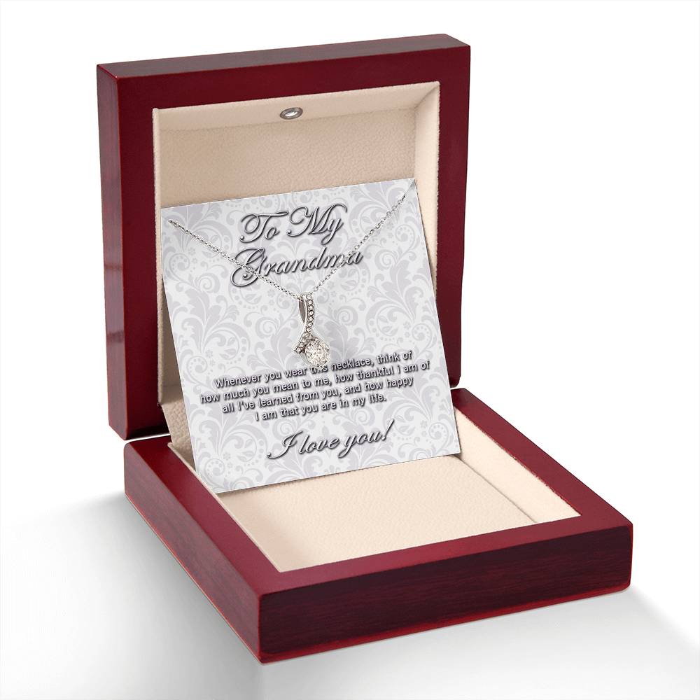 To My Grandma Alluring Beauty Necklace