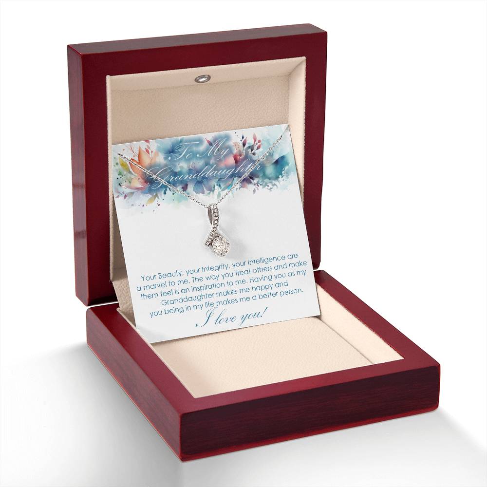 For Granddaughter Alluring Beauty necklace