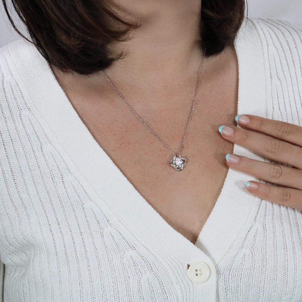 For YOU! Love Knot Necklace with no message card
