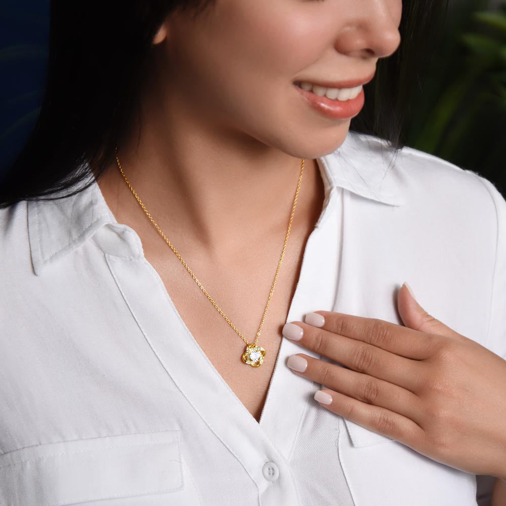 For YOU! Love Knot Necklace with no message card