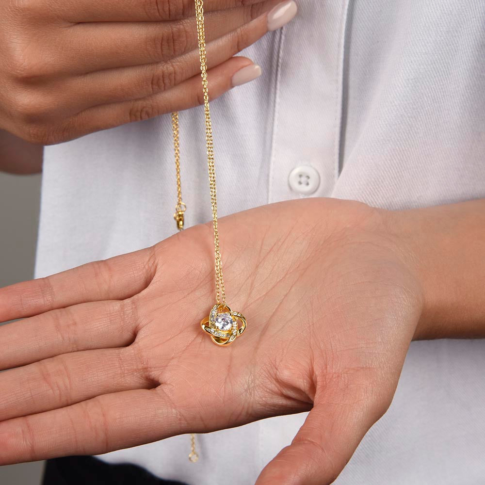 For YOU! Love Knot Necklace with no message card