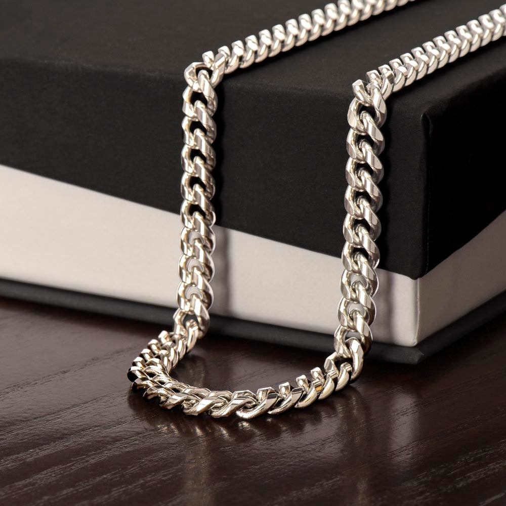 For YOU! Cuban Necklace with no message card