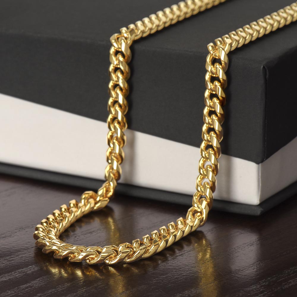 For YOU! Cuban Necklace with no message card