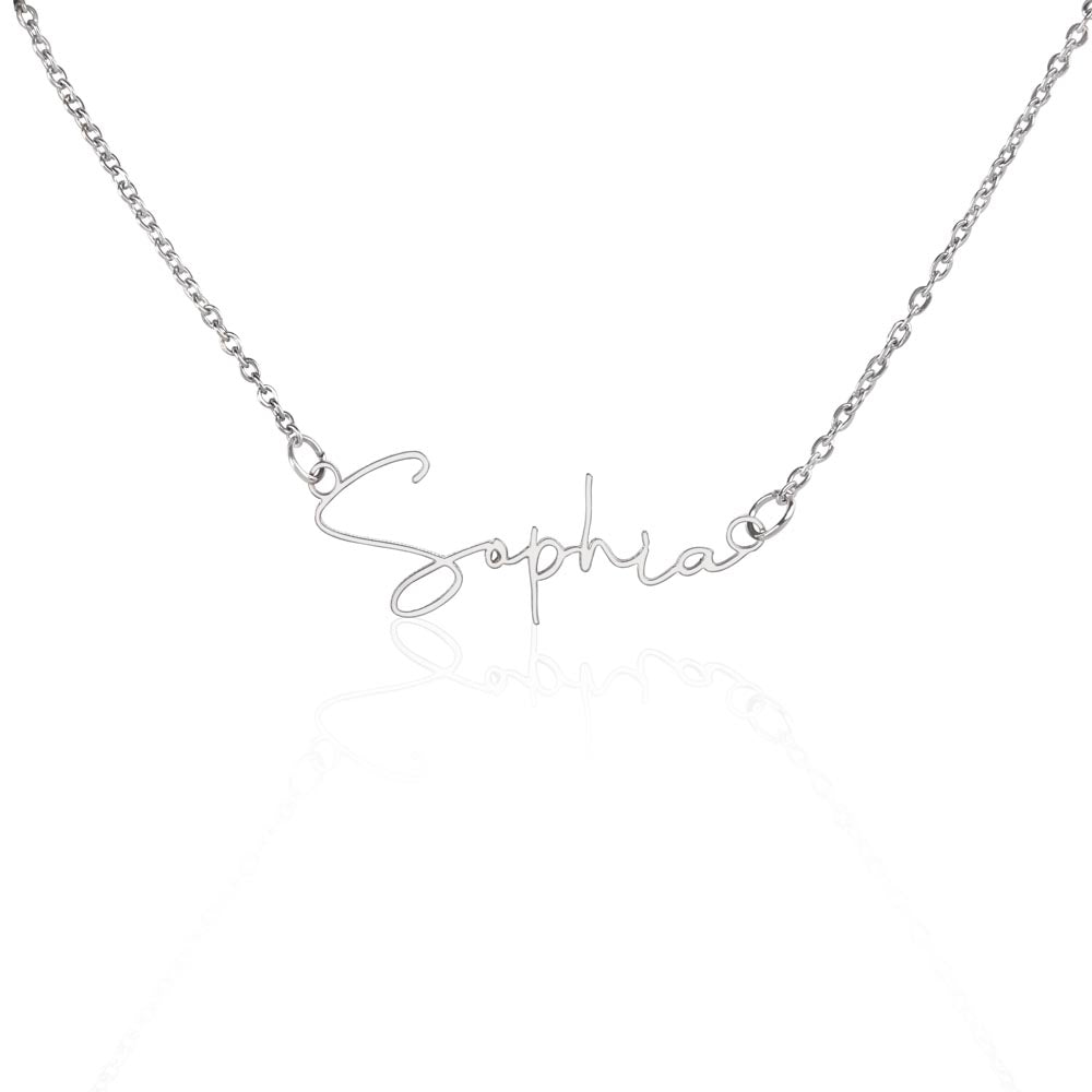 Custom Script necklace You are my Favorite Person Inspirational Card for Best Friend