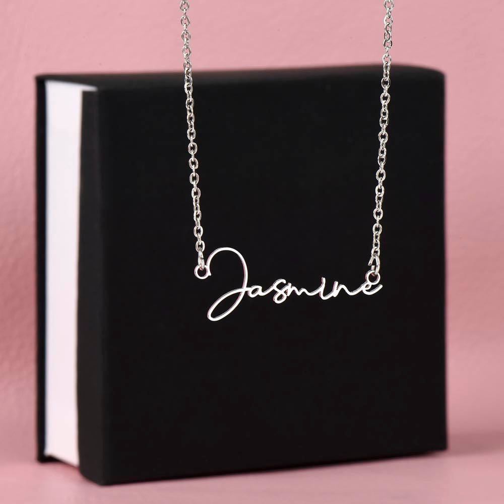Custom Script necklace You are my Favorite Person Inspirational Card for Best Friend