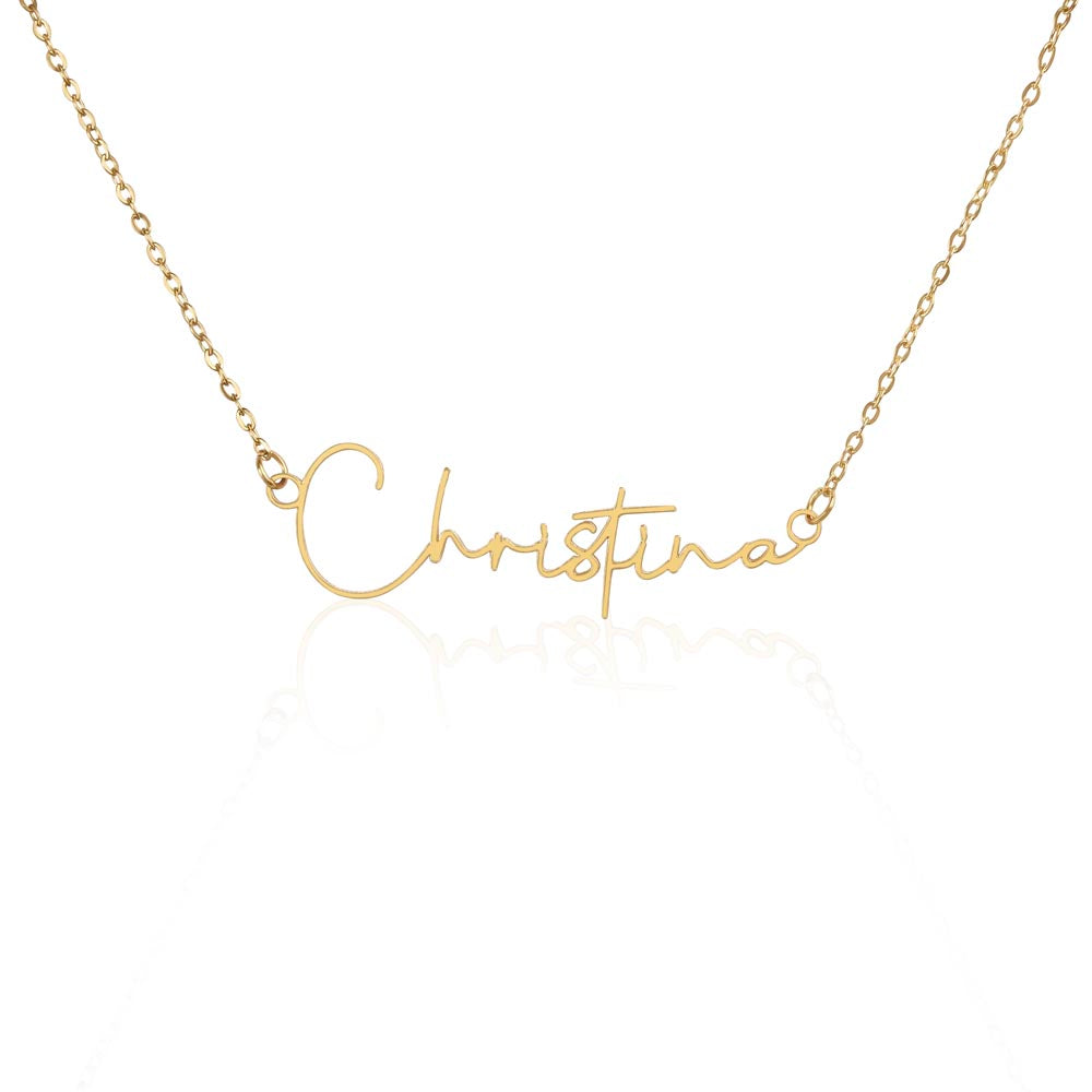 Custom Script necklace You are my Favorite Person Inspirational Card for Best Friend