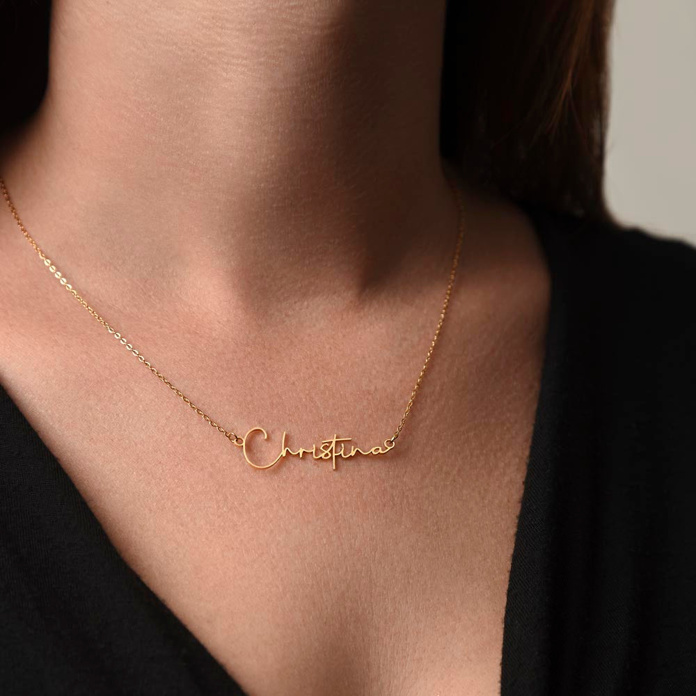 Custom Script necklace You are my Favorite Person Inspirational Card for Best Friend